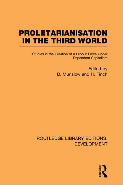 Cover of the book Proletarianisation in the Third World by , Taylor and Francis