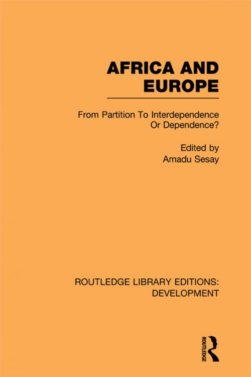 Cover of the book Africa and Europe by , Taylor and Francis