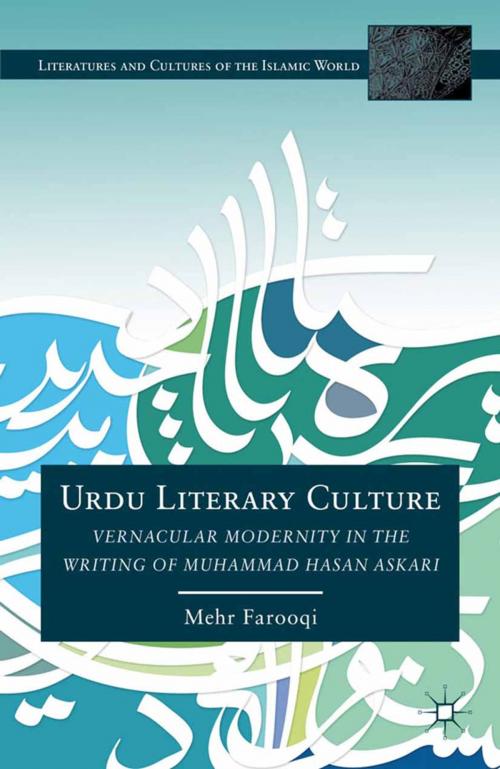 Cover of the book Urdu Literary Culture by M. Farooqi, Palgrave Macmillan US