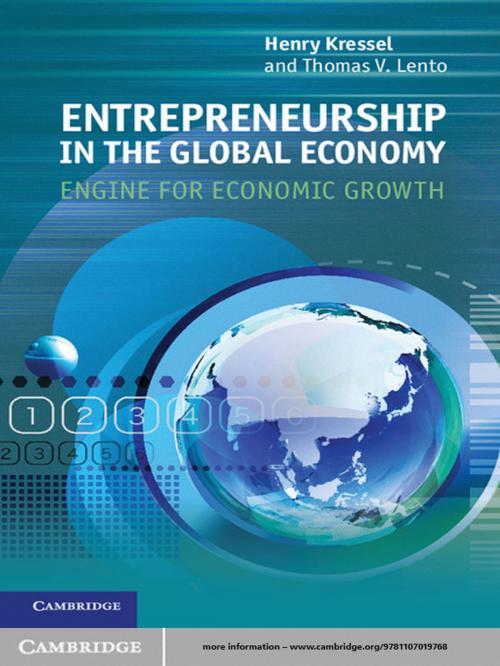 Cover of the book Entrepreneurship in the Global Economy by Henry Kressel, Thomas V. Lento, Cambridge University Press
