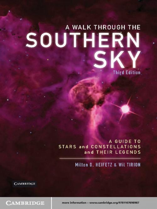 Cover of the book A Walk through the Southern Sky by Milton Heifetz, Cambridge University Press