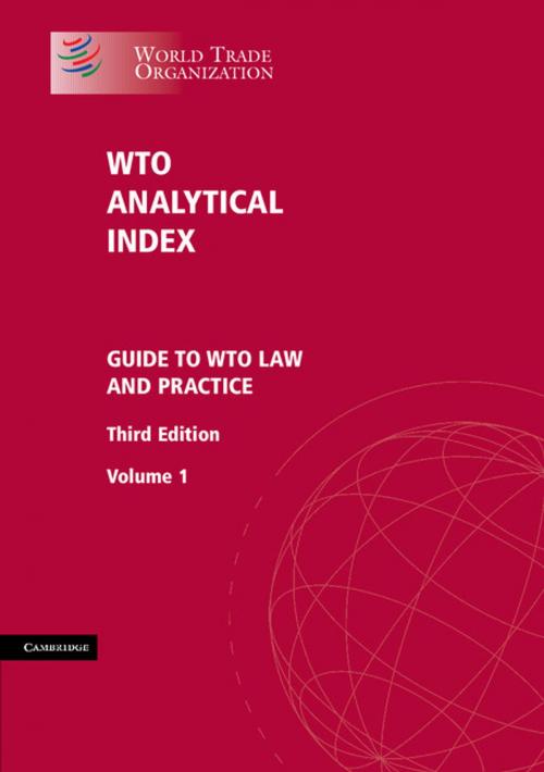 Cover of the book WTO Analytical Index by Legal Affairs Division, World Trade Organization, Cambridge University Press