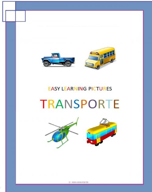 Cover of the book Easy Learning Pictures. Transporte by Jose Remigio Gomis Fuentes Sr, Jose Remigio Gomis Fuentes, Sr