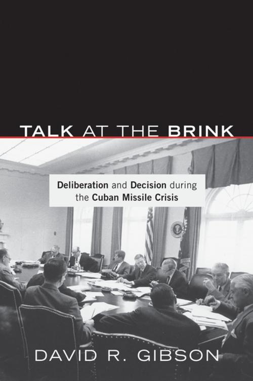 Cover of the book Talk at the Brink by David R. Gibson, Princeton University Press