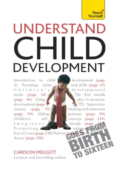 Cover of the book Understand Child Development: Teach Yourself by Carolyn Meggitt, Hodder & Stoughton
