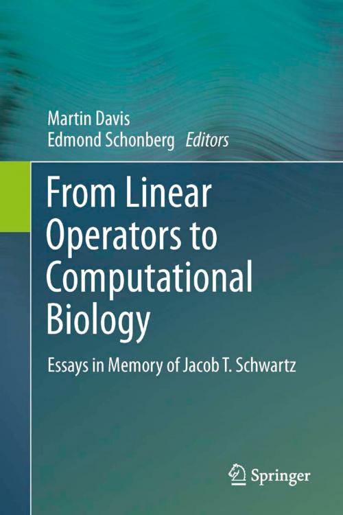 Cover of the book From Linear Operators to Computational Biology by , Springer London