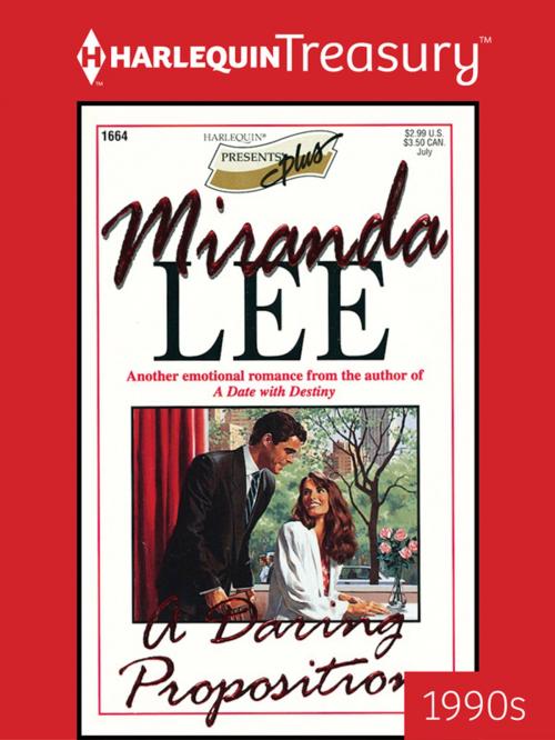 Cover of the book A Daring Proposition by Miranda Lee, Harlequin