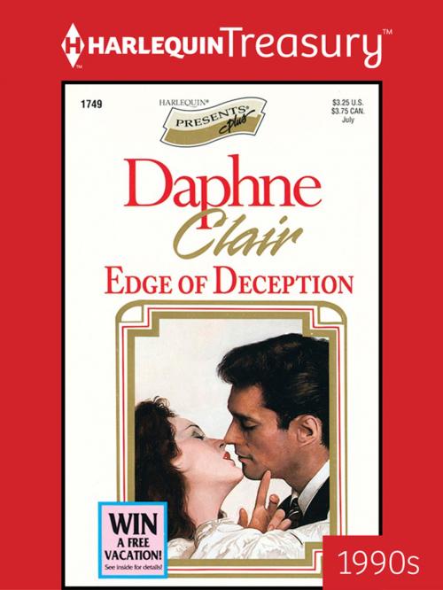 Cover of the book Edge of Deception by Daphne Clair, Harlequin