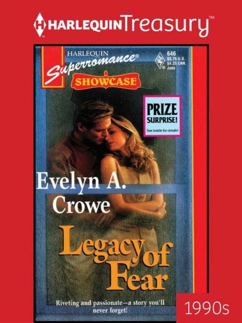 Cover of the book LEGACY OF FEAR by Evelyn A. Crowe, Harlequin