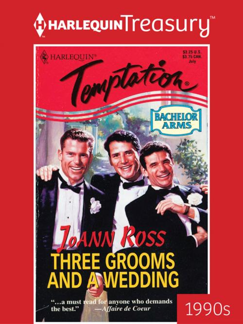 Cover of the book Three Grooms and a Wedding by JoAnn Ross, Harlequin