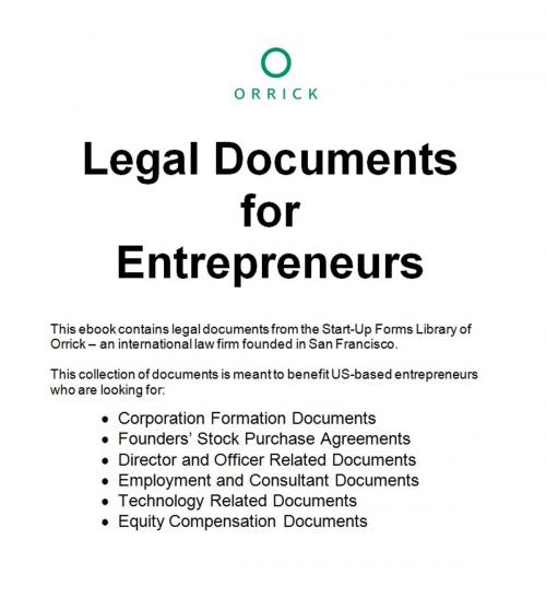 Cover of the book Legal Documents for Entrepreneurs by Penny Nova, Penny Nova