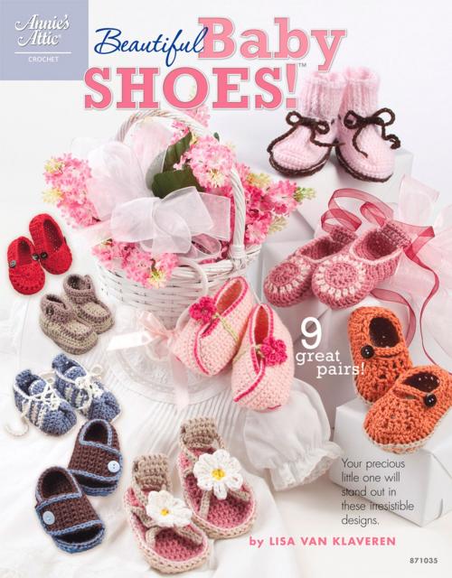 Cover of the book Beautiful Baby Shoes by Lisa van Klaveren, Annie's