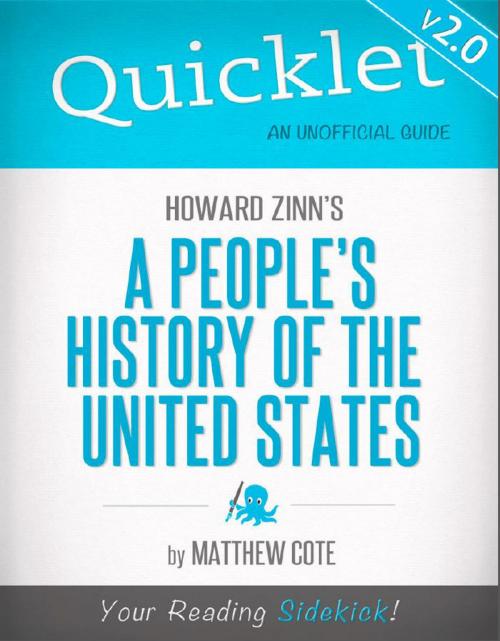 Cover of the book Quicklet on Howard Zinn's A People's History of the US by Matthew  Cote, Hyperink