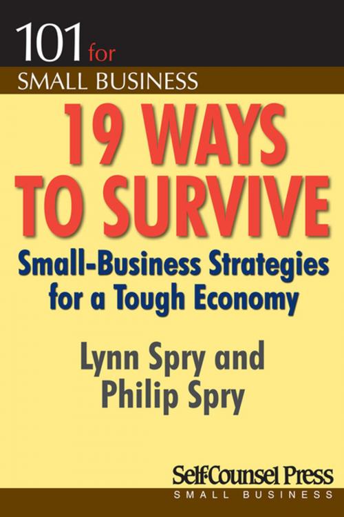Cover of the book 19 Ways to Survive in a Tough Economy by Lynn Spry, Phillip Spry, Self-Counsel Press