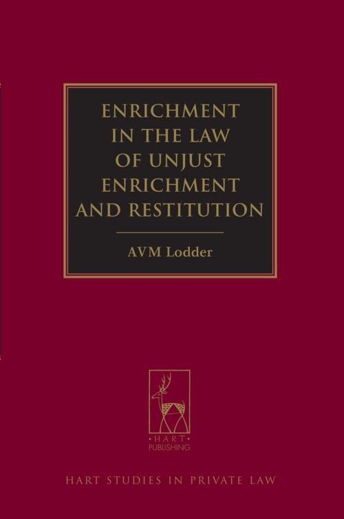 Cover of the book Enrichment in the Law of Unjust Enrichment and Restitution by Andrew Lodder, Bloomsbury Publishing