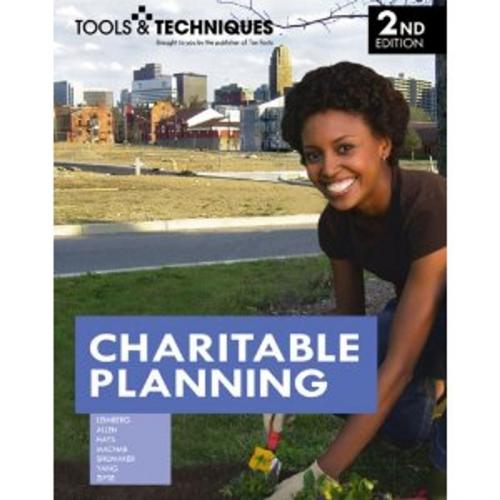 Cover of the book Tools & Techniques of Charitable Planning by Stephan Leimberg, Jim Allen CFP©, CAP, CLU, ChFC, The National Underwriter Company