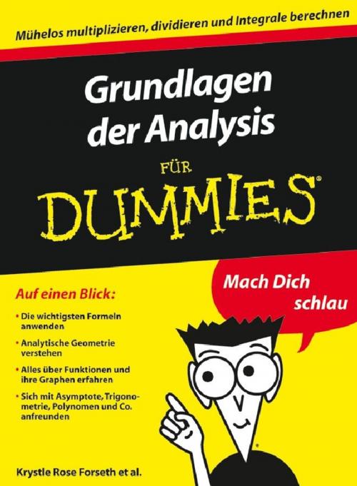 Cover of the book Grundlagen der Analysis für Dummies by Krystle Rose Forseth, Christopher Burger, Michelle Rose Gilman, Deborah J. Rumsey, Wiley