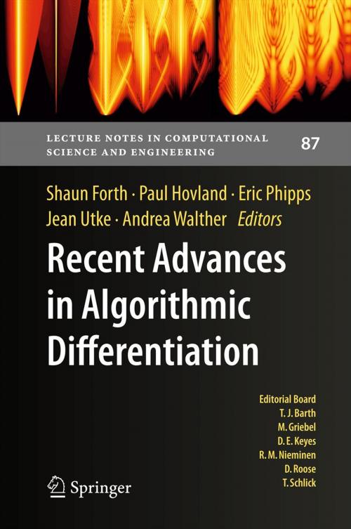 Cover of the book Recent Advances in Algorithmic Differentiation by , Springer Berlin Heidelberg