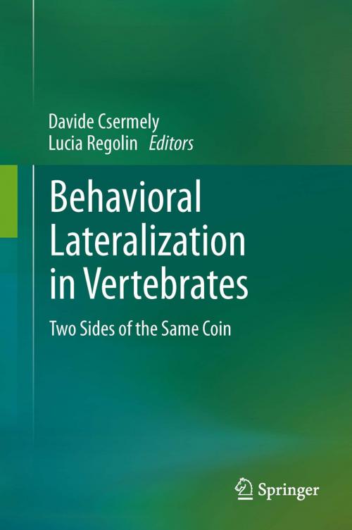 Cover of the book Behavioral Lateralization in Vertebrates by , Springer Berlin Heidelberg