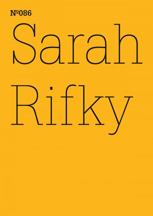 Cover of the book Sarah Rifky by Sarah Rifky, Hatje Cantz Verlag