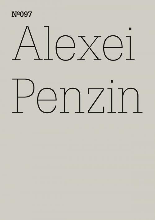 Cover of the book Alexei Penzin by Alexei Penzin, Hatje Cantz Verlag