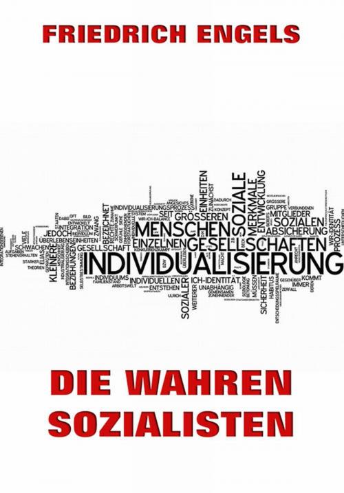 Cover of the book Die wahren Sozialisten by Friedrich Engels, Jazzybee Verlag