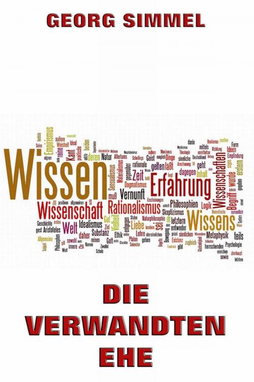 Cover of the book Die Verwandtenehe by Georg Simmel, Jazzybee Verlag