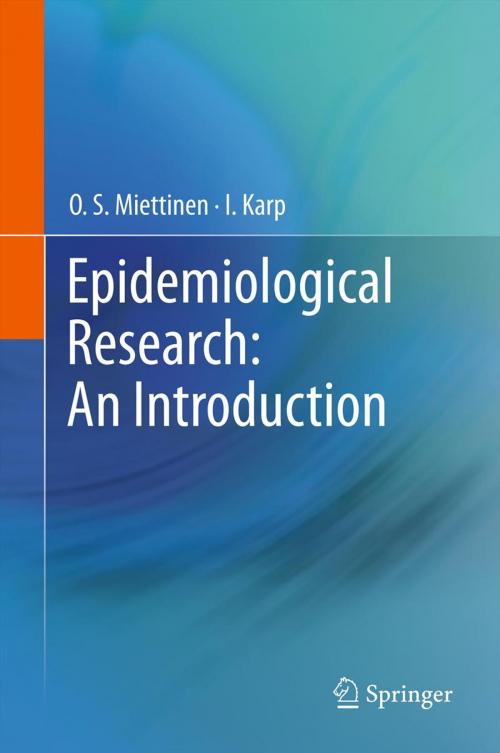 Cover of the book Epidemiological Research: An Introduction by O. S. Miettinen, I. Karp, Springer Netherlands