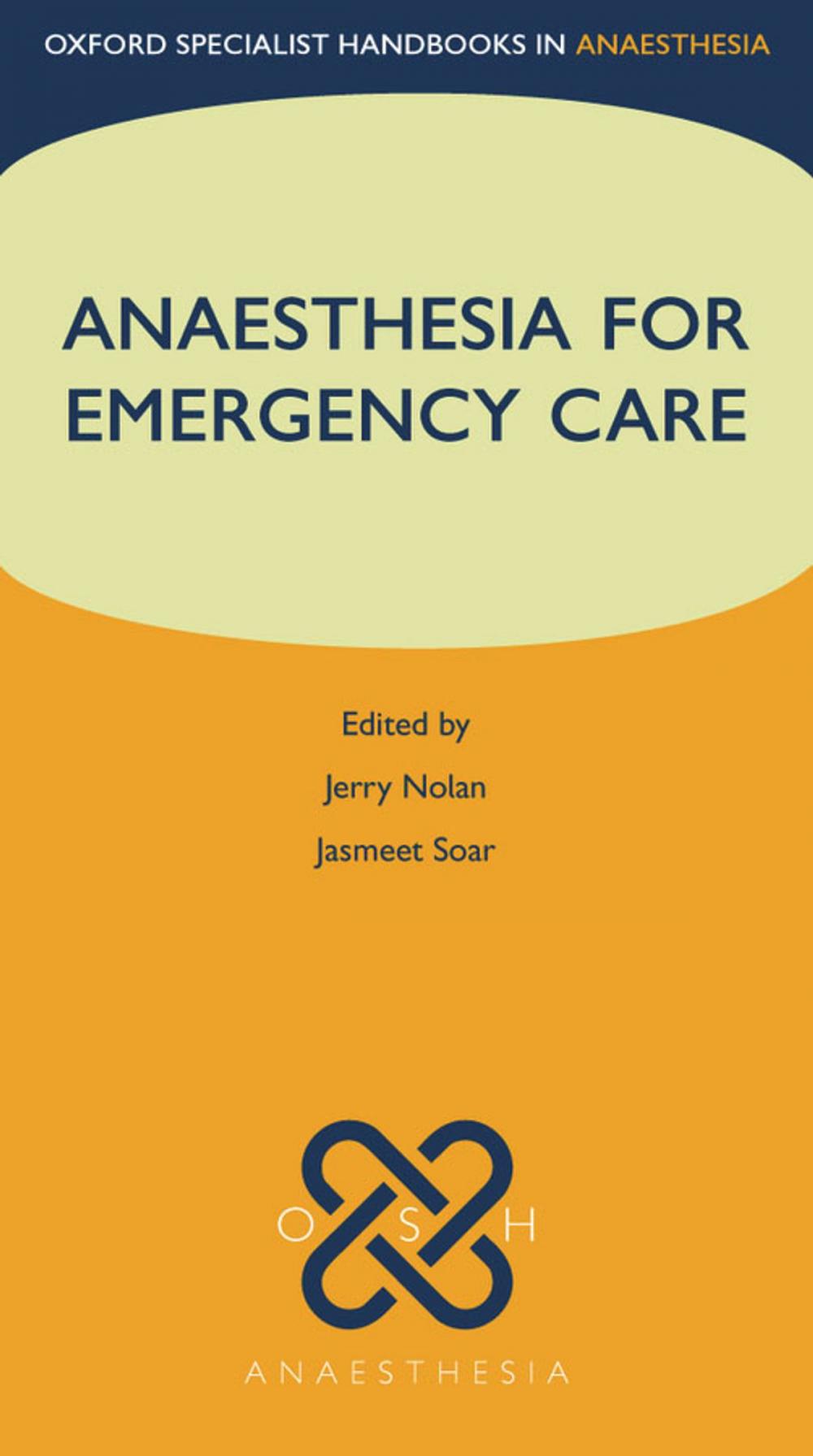 Big bigCover of Anaesthesia for Emergency Care