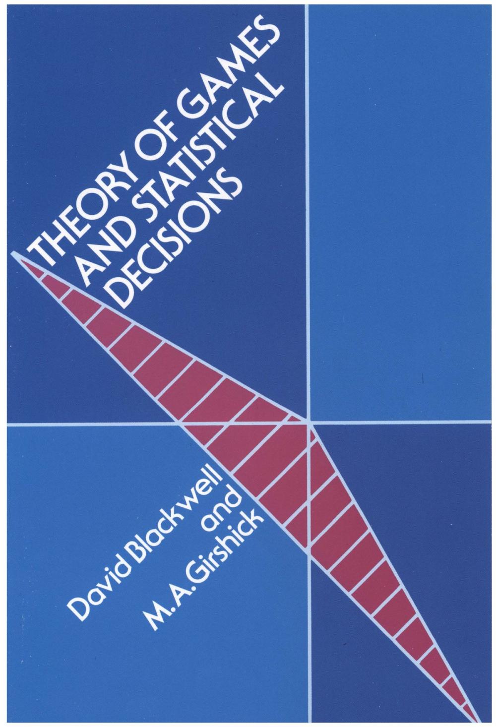 Big bigCover of Theory of Games and Statistical Decisions