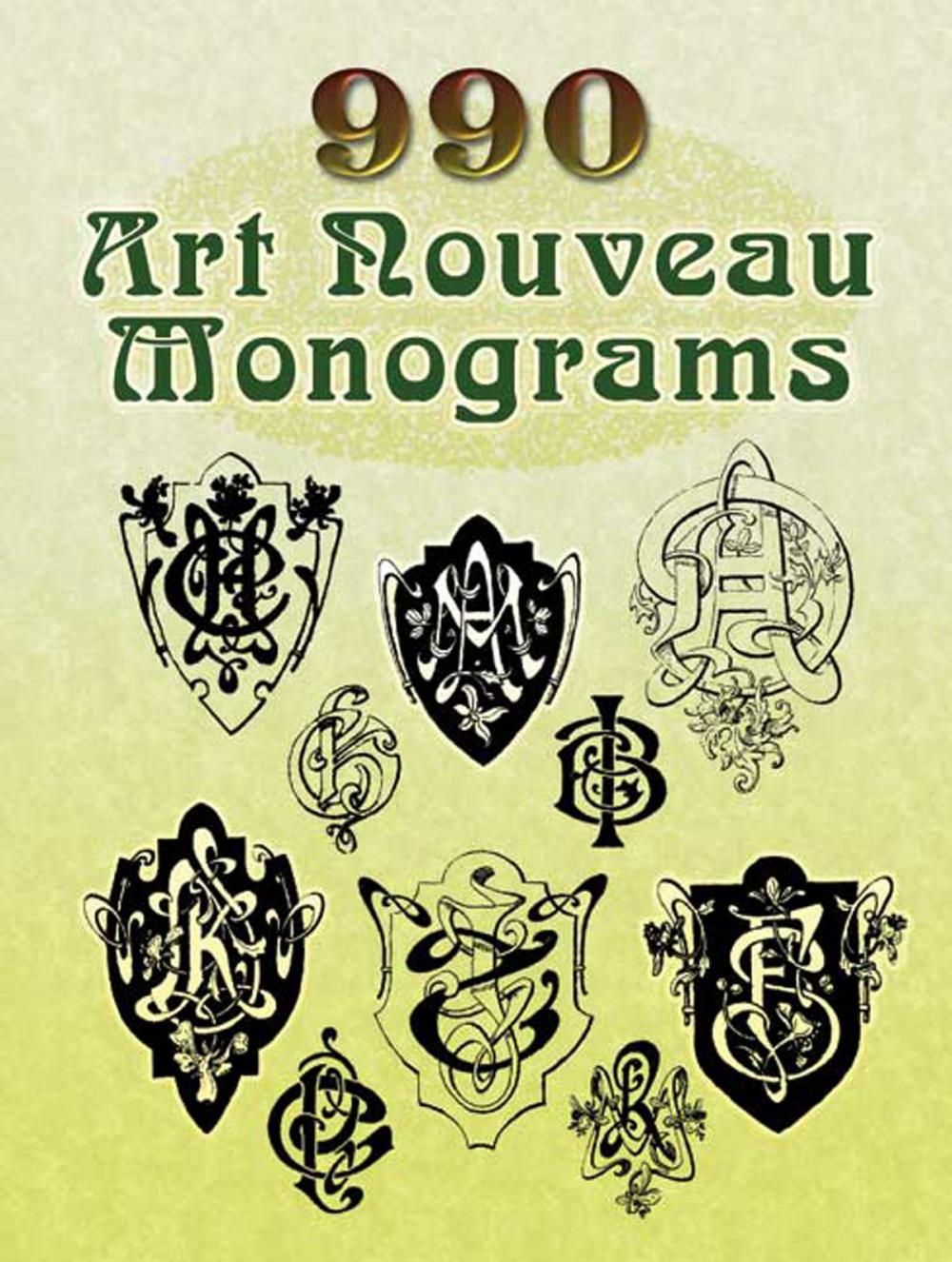 Big bigCover of 990 Art Nouveau Monograms