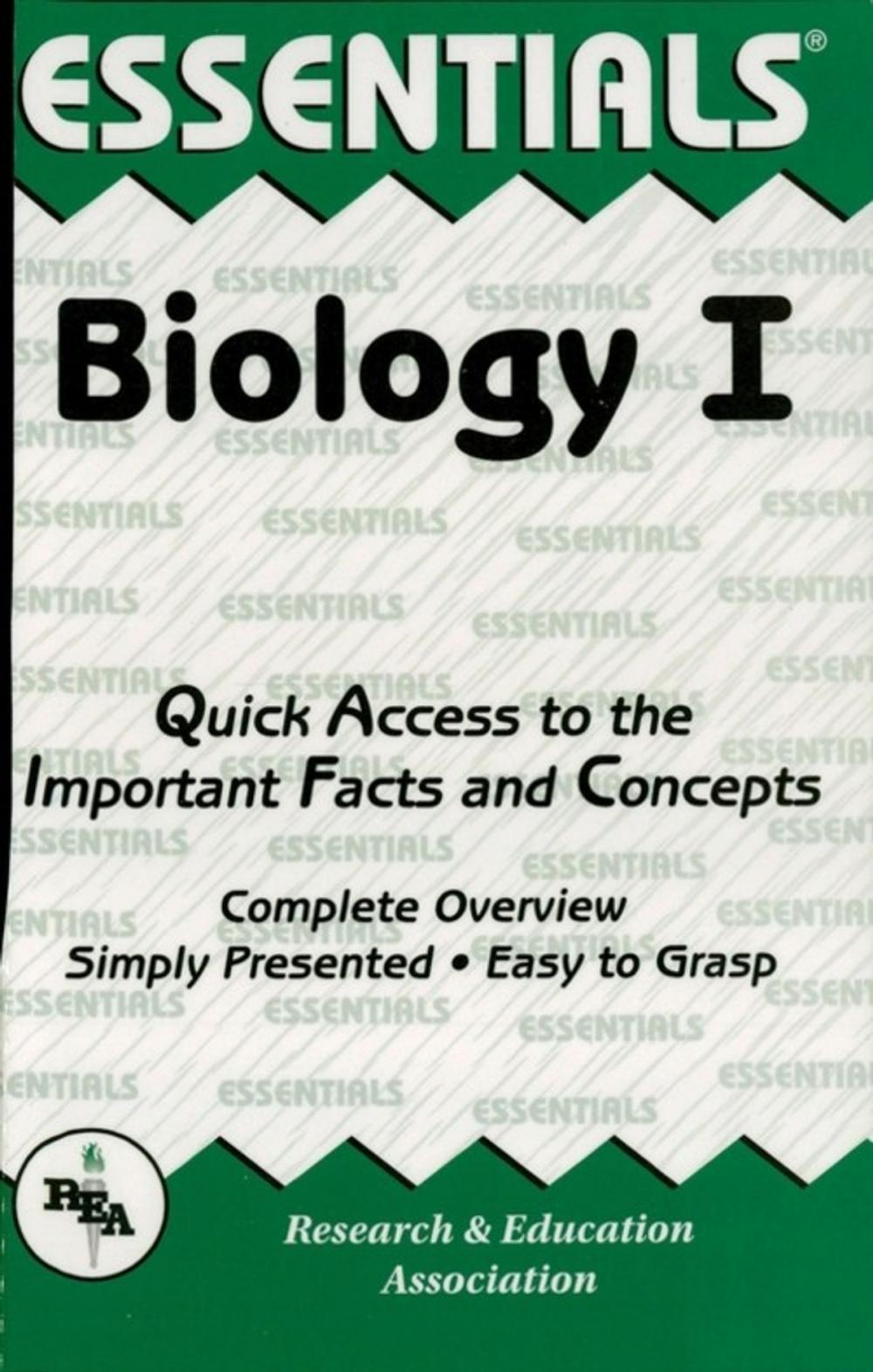Big bigCover of Biology I Essentials