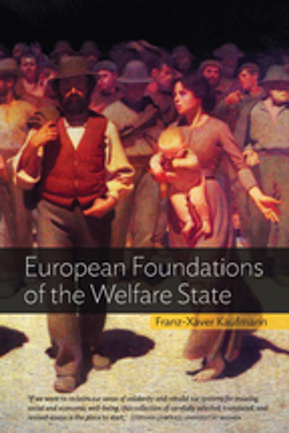 Big bigCover of European Foundations of the Welfare State