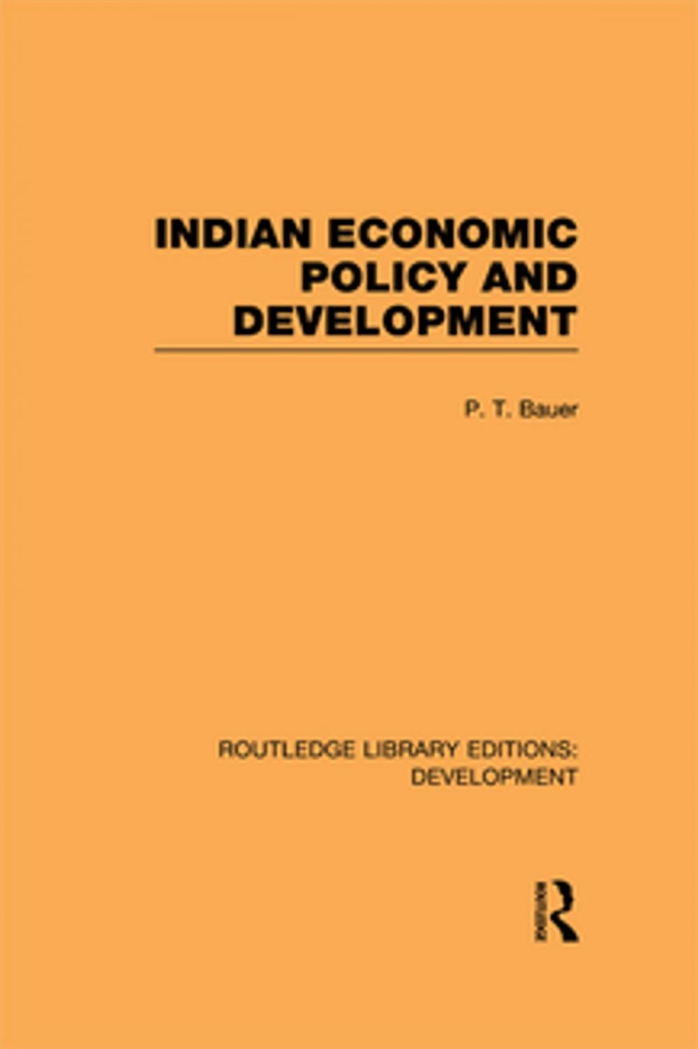 Big bigCover of Indian Economic Policy and Development