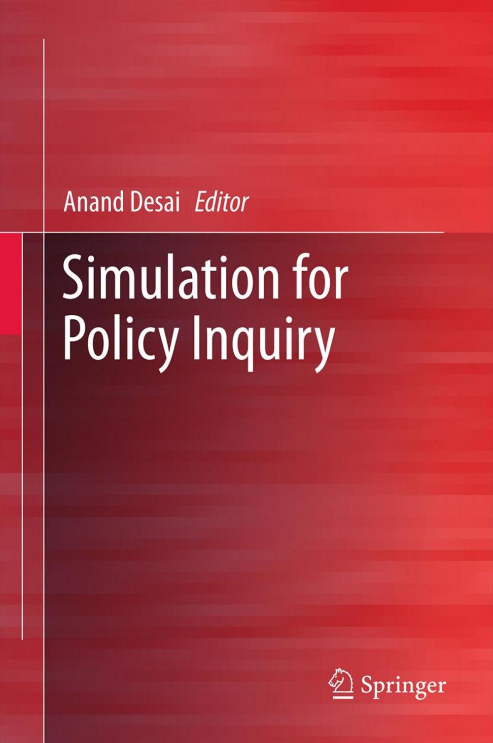 Big bigCover of Simulation for Policy Inquiry