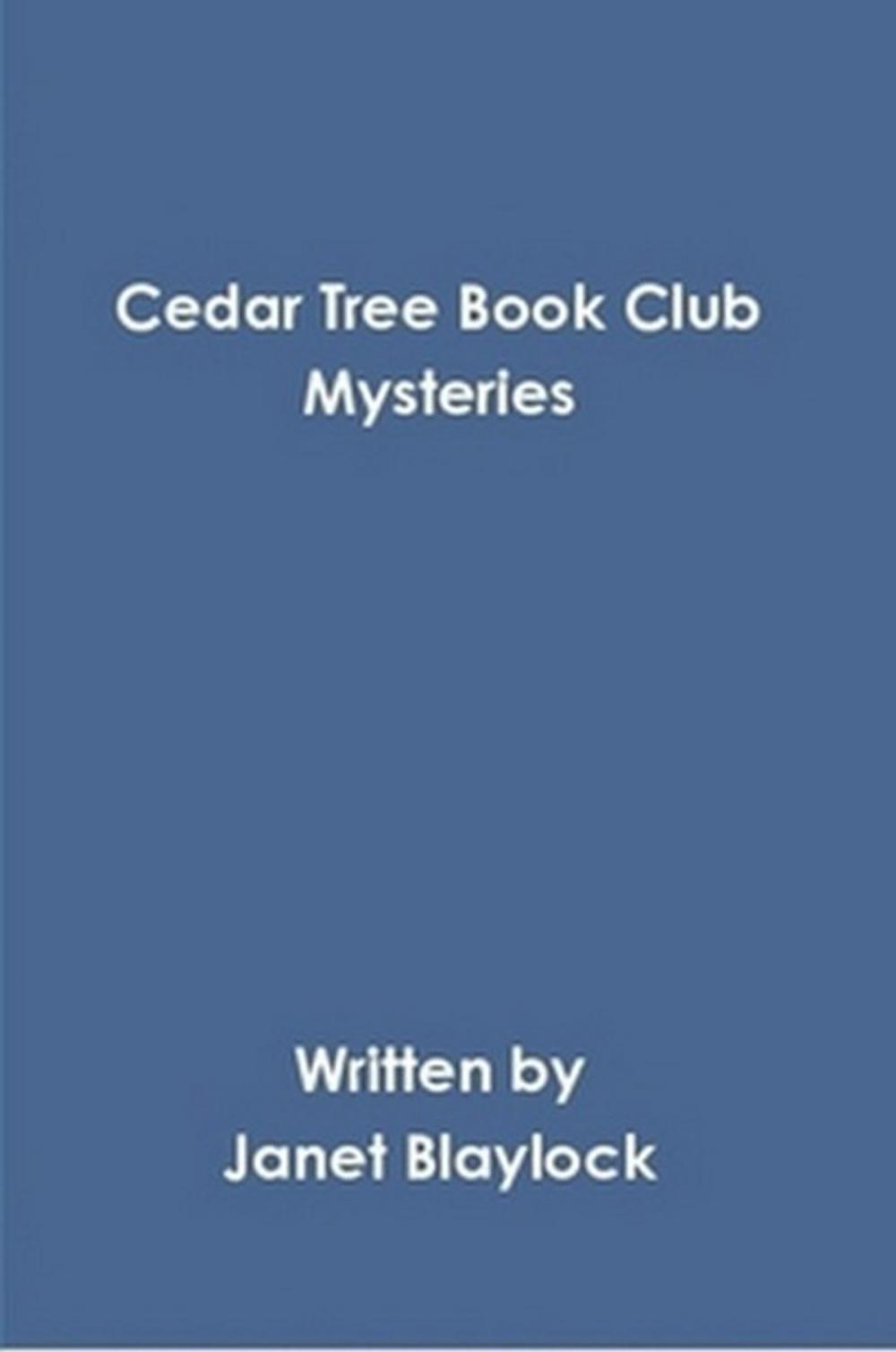 Big bigCover of Cedar Tree Mysteries Book Club