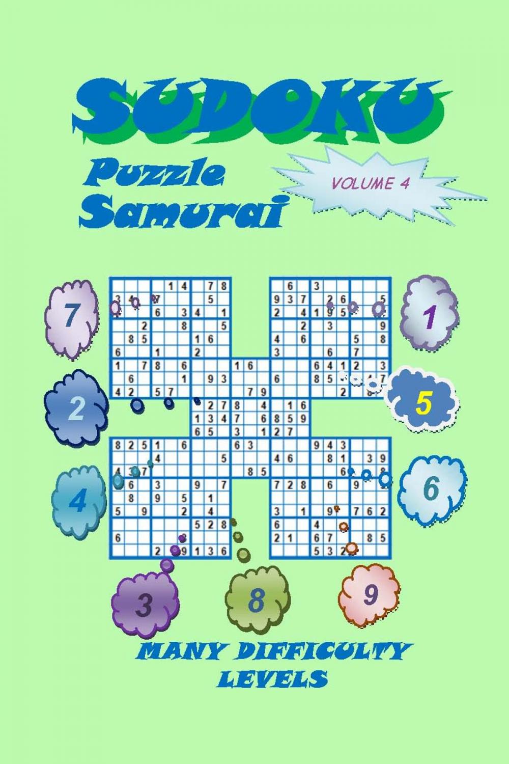 Big bigCover of Sudoku Samurai Puzzle, Volume 4