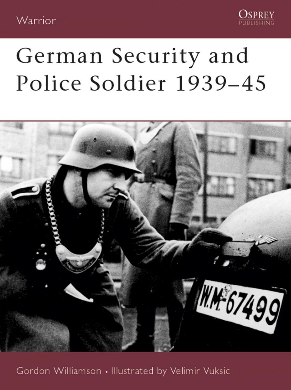 Big bigCover of German Security and Police Soldier 1939–45