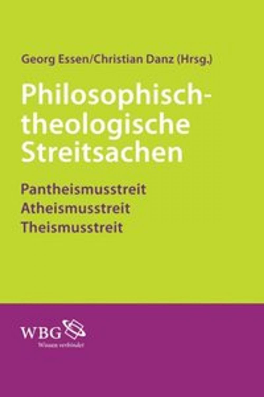 Big bigCover of Philosophisch-theologische Streitsachen