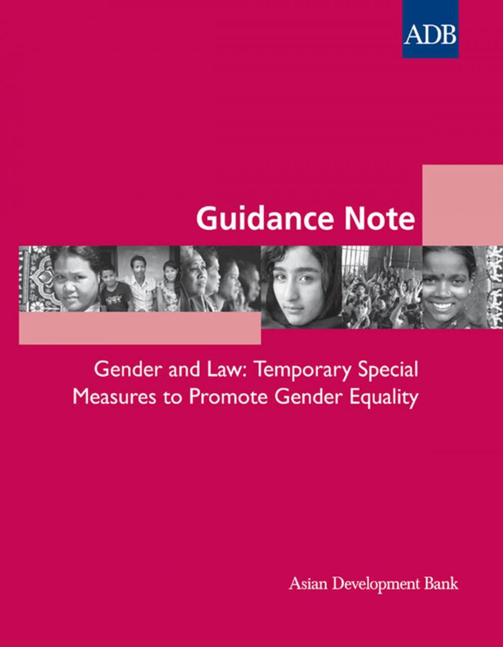 Big bigCover of Guidance Note: Gender and Law