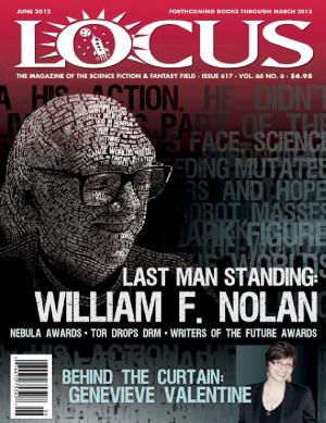 Book cover of Locus Magazine, Issue 617, June 2012
