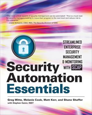 Cover of the book Security Automation Essentials: Streamlined Enterprise Security Management & Monitoring with SCAP by Rhonda Huettenmueller
