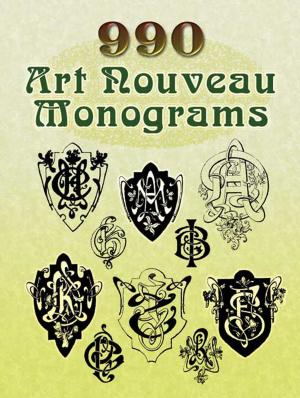 Book cover of 990 Art Nouveau Monograms