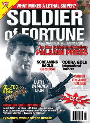 Book cover of Soldier of Fortune- July 2012