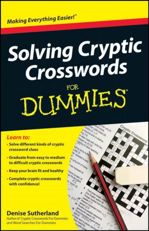 Book cover of Solving Cryptic Crosswords For Dummies