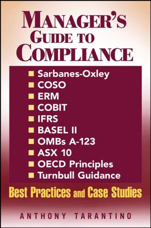 Cover of the book Manager's Guide to Compliance by Mark Schumann, Libby Sartain