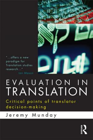 Cover of the book Evaluation in Translation by Sofia Malamatidou