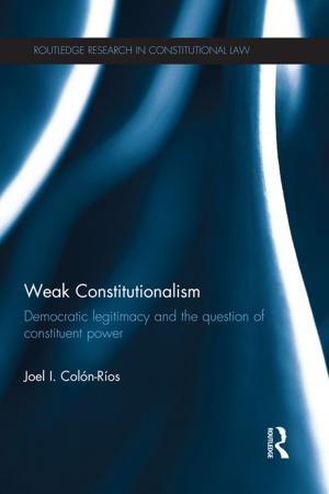 Cover of the book Weak Constitutionalism by Marco Bontje, Sako Musterd