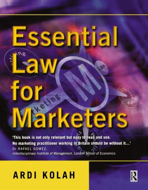 Cover of the book Essential Law for Marketers by Andre CRONJE
