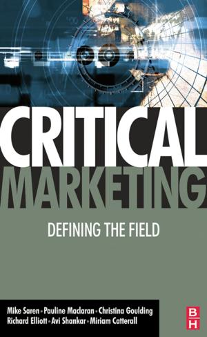 Cover of the book Critical Marketing by Courtney Marie Dowdall, Ryan J Klotz